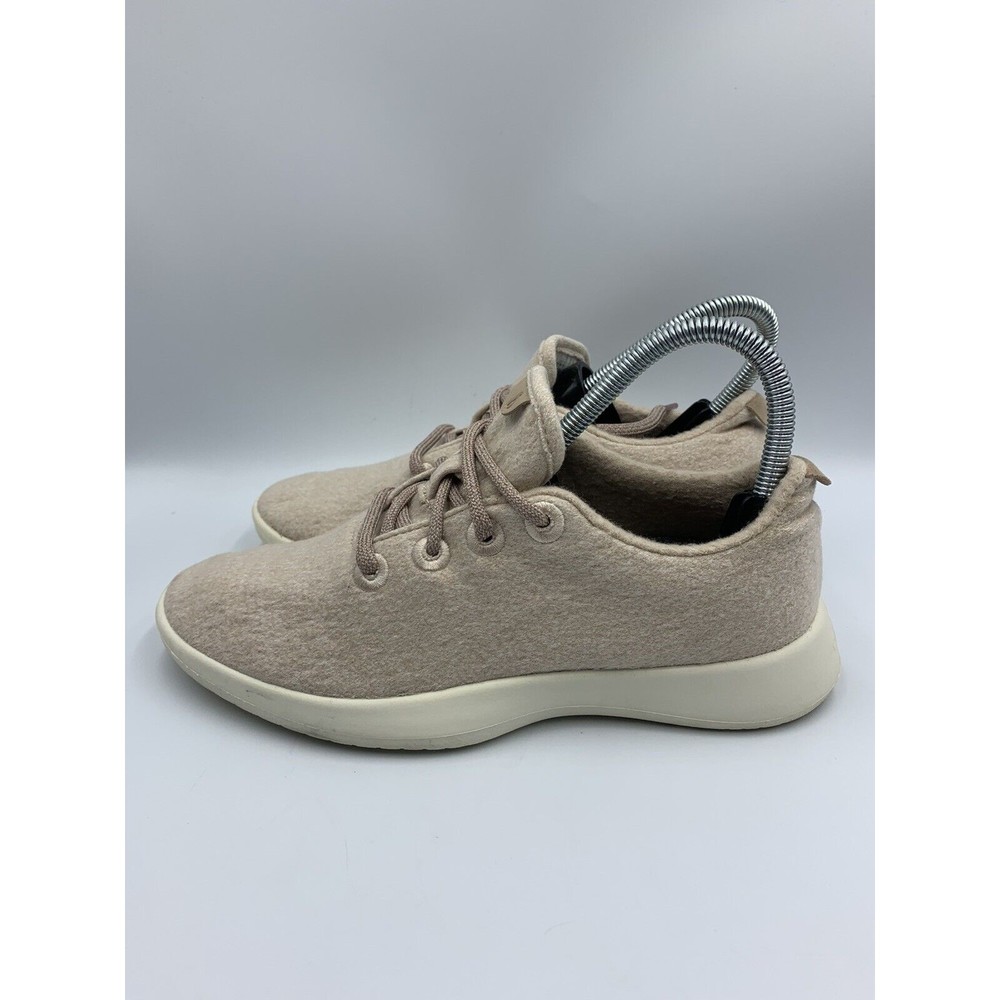 Allbirds Merino Wool Runner, Women's 8, Beige/Ivory White/Powder Pink, WR/W8